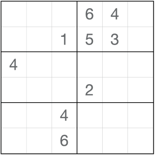 Anti-knight Sudoku 6x6