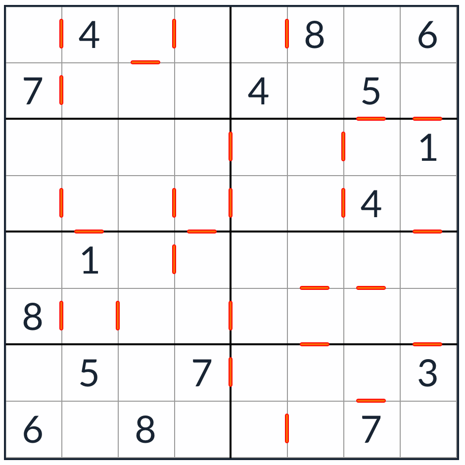 Påföljande Sudoku 8x8