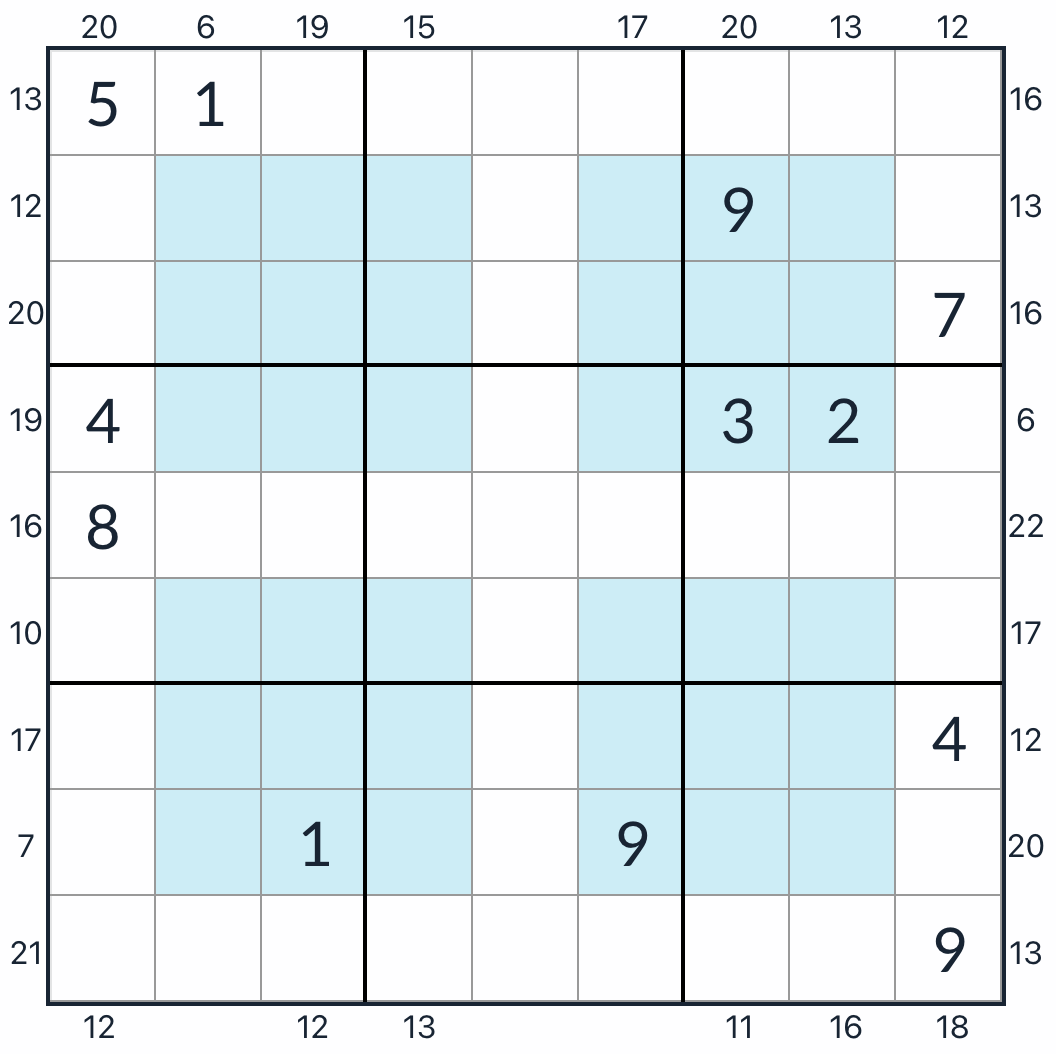 Anti-King Hyper Frame Sudoku