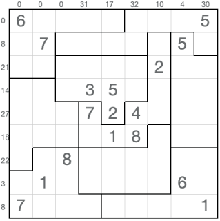Sudoku med sticksåg