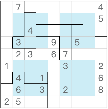 Tvilling motsvarande Jigsaw Hyper Sudoku